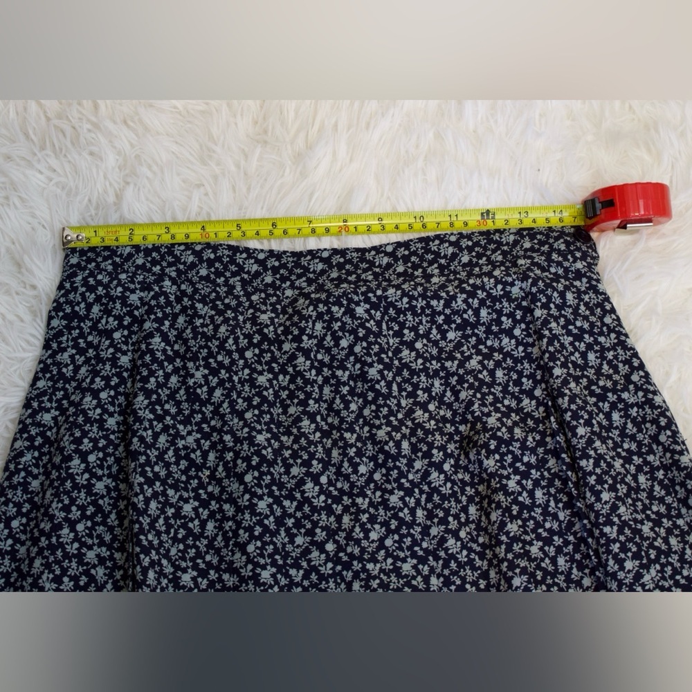 Valentino 80’s Vintage Miss V Silk Ditsy Floral A-Line Women’s Skirt Size 12 - Picture 6 of 8